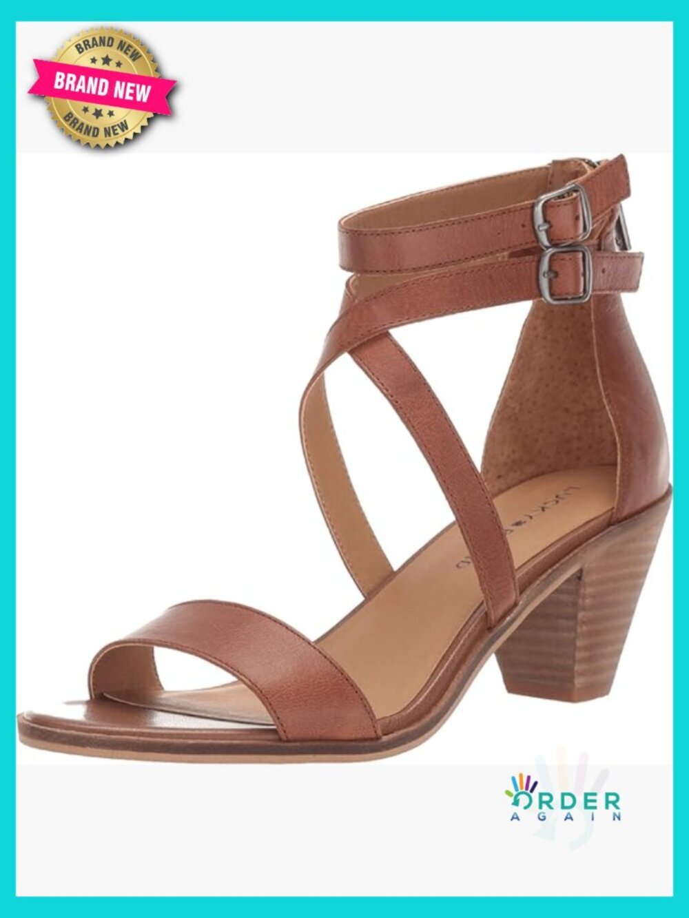 Leather Wedge Sandals Block Heel Ankle Strap Memory Foam Casual Chic